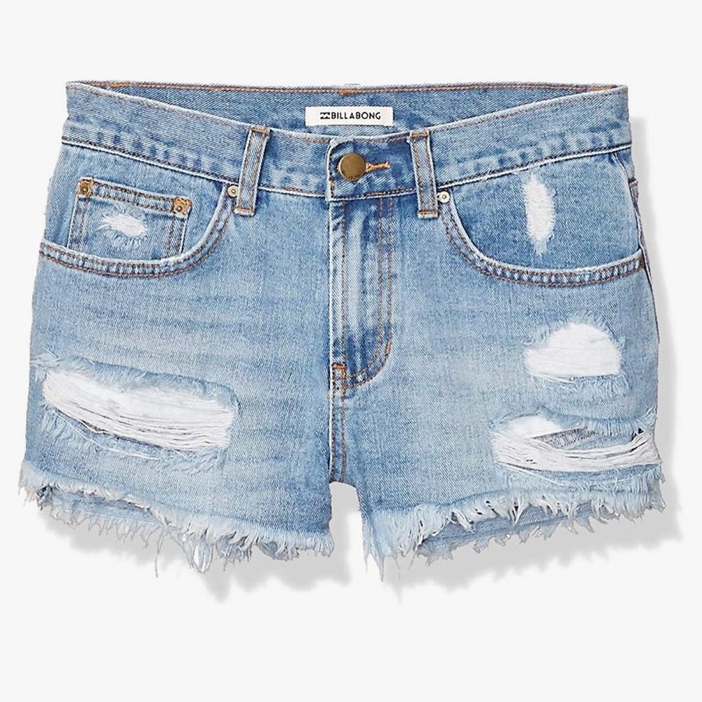 Billabong Womens New With Tag Drift Away Denim Shorts Sizes 24 and 27